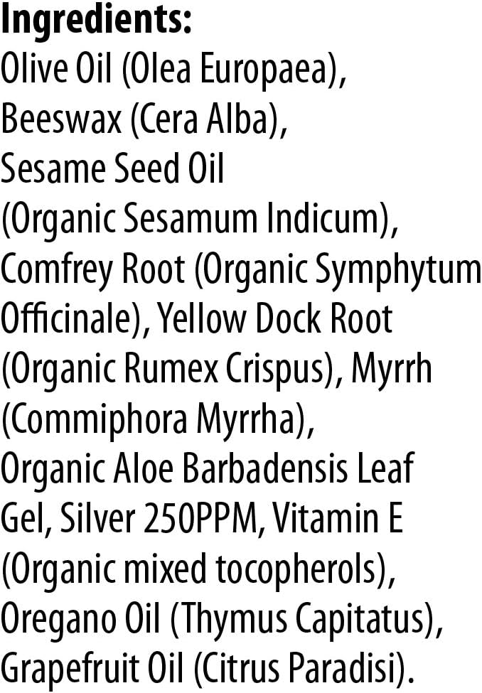 0.75 fl oz Natural Path Silver Wings Silver Herbal Ointment for Skin Support