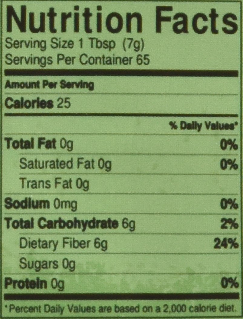1 lb Bag of Premium Grade Indus Organics Psyllium Husk Powder - Freshly Packed and High Quality