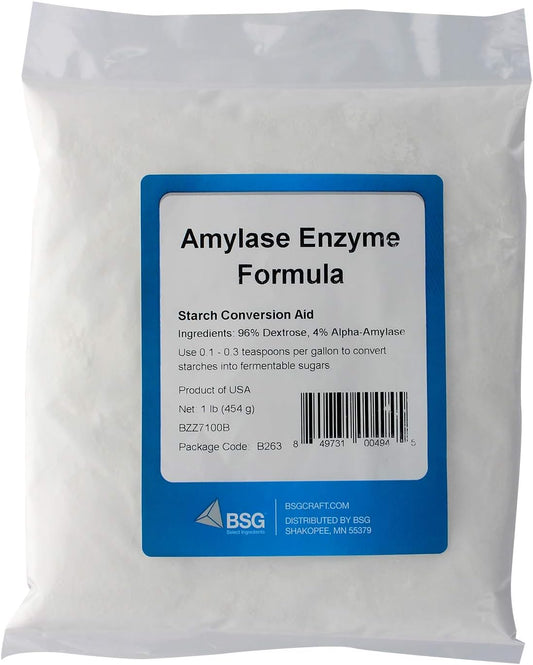 1 lb BSG Amylase Enzyme Formula for Brewing - High Quality Supplement