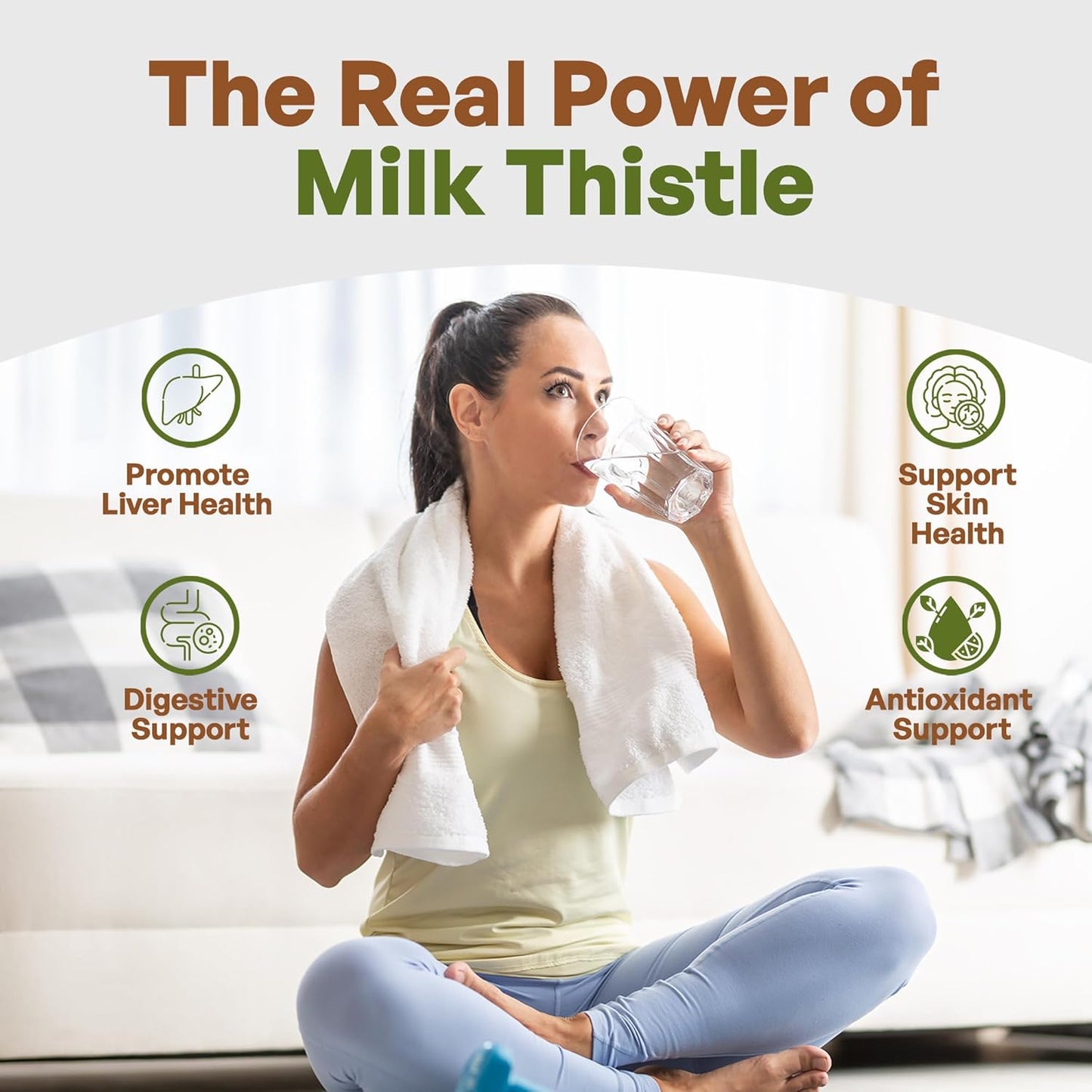 1 lb. Go Nutra Milk Thistle Extract Powder - 5:1 Strength Silymarin Supplement - Non-GMO Herbal Silybum Marianum