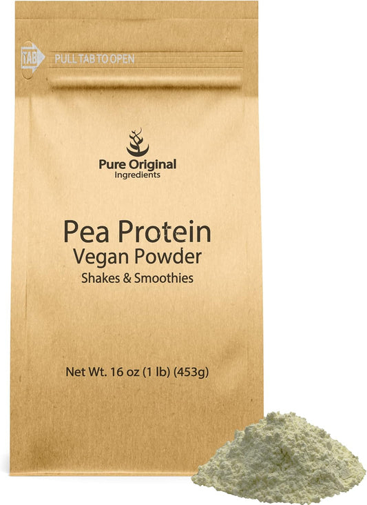 1 lb Yellow Pea Vegan Protein Powder - Gluten Free, Pure Original Ingredients