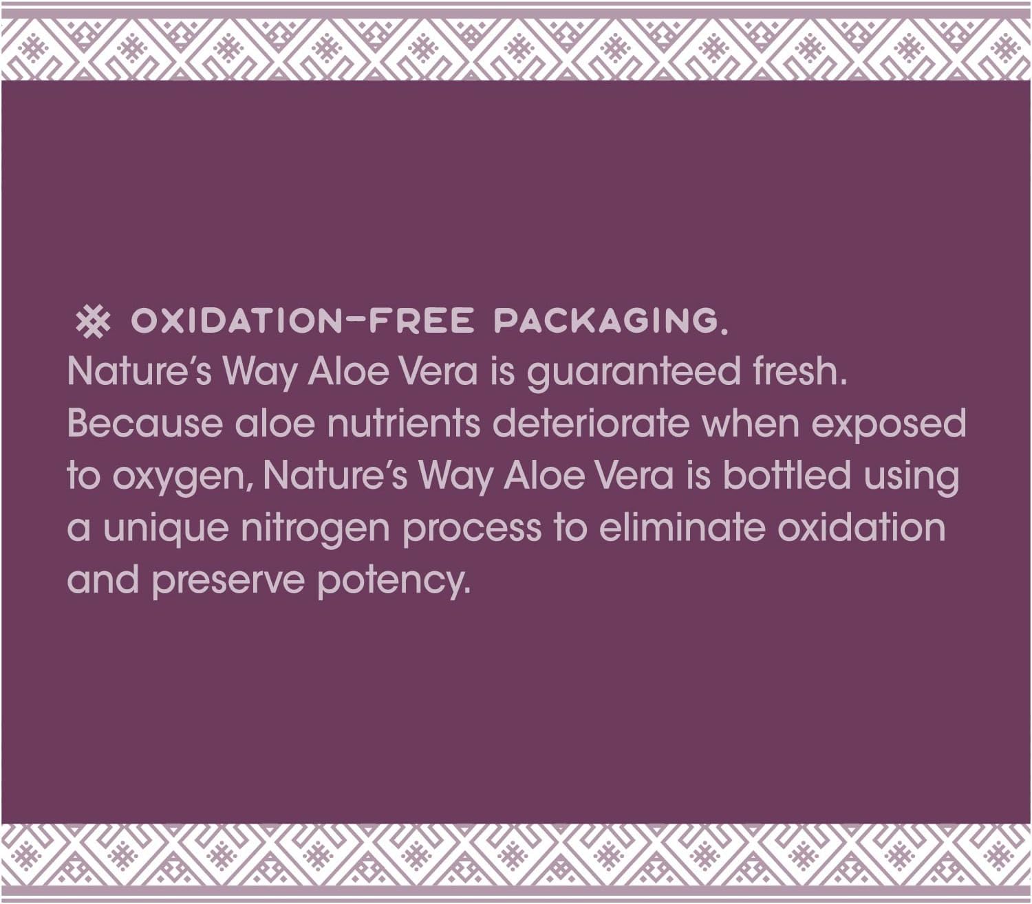 1 Liter Nature's Way Aloe Vera Inner Leaf Gel & Juice - Natural and Organic Dietary Supplement