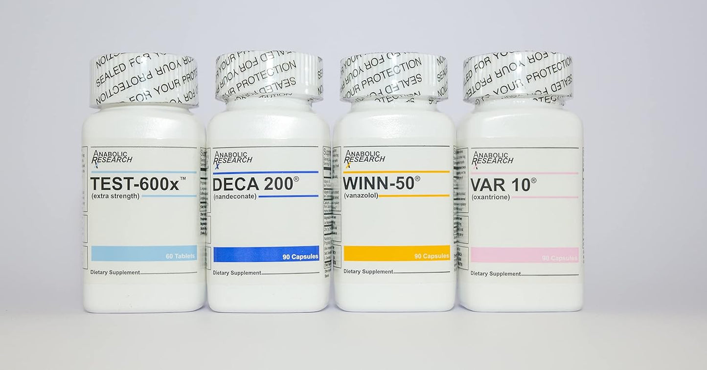 1 Month Supply of Anabolic Research Xtreme Speed Stack: Test-600x, Deca 200, Winn-50, VAR 10