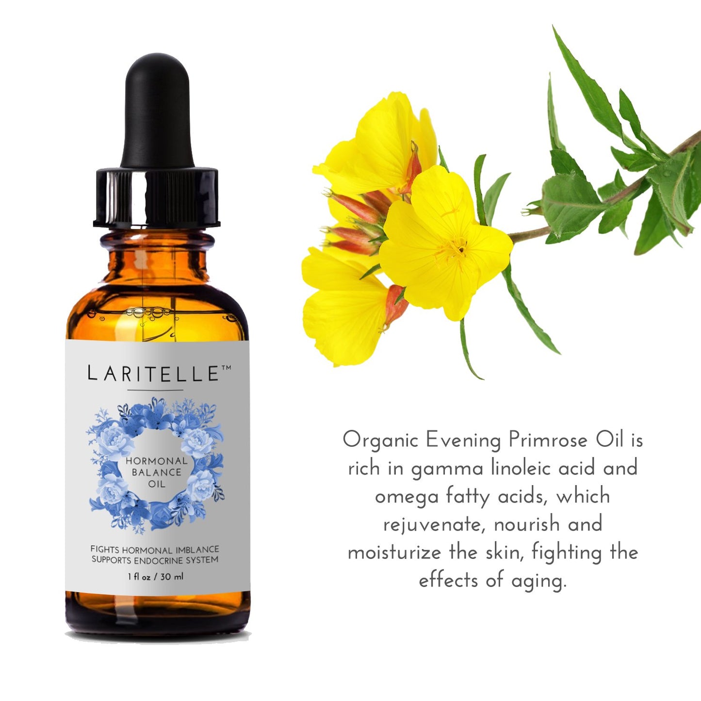1 oz Laritelle Organic Hormonal Balance & Thyroid Support Treatment | Fights Hormonal Imbalance, Supports Endocrine System | Normalizes Thyroid Hormonal Imbalances | Rejuvenating, Age-Defying Formula