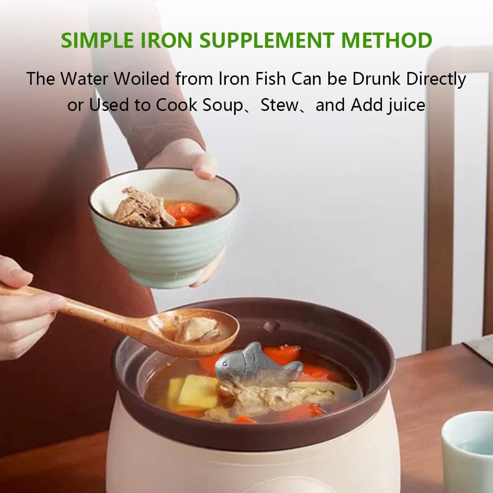1 Pack uimomn Iron Fish: Natural Source of Iron, Reduce Deficiency Risk. Ideal Supplement for Vegetarians, Athletes, Pregnant Women.
