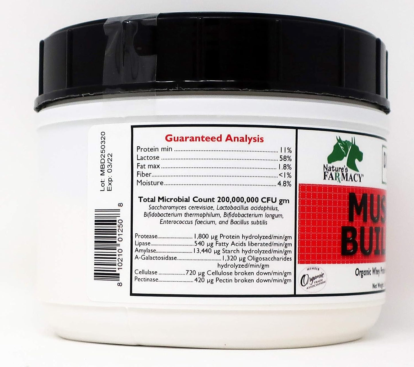 1 Pound Dogzymes Muscle Builder for Stronger Canine Muscles