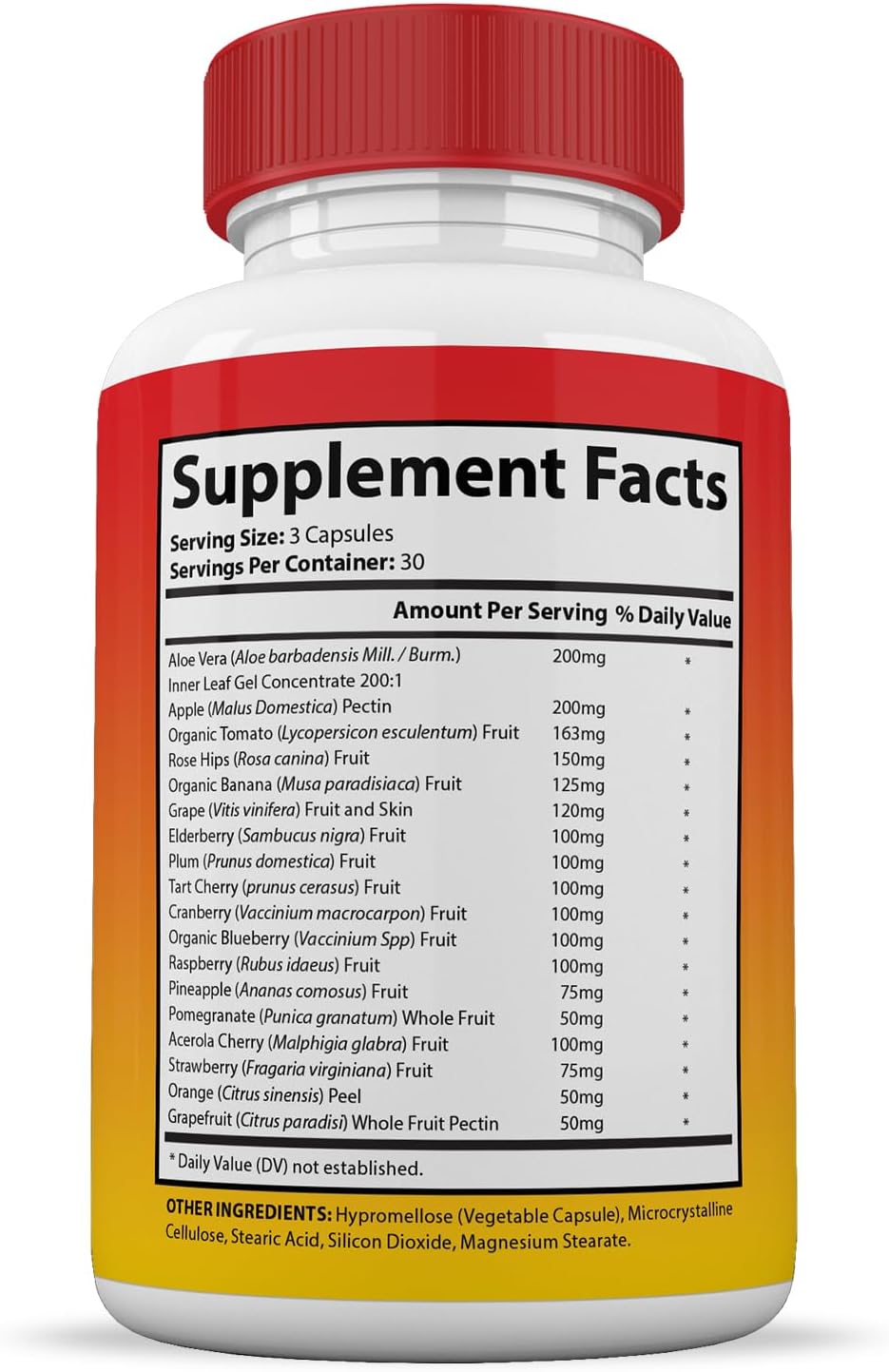 10 Bottles of Vital Fruits and Veggies Supplement - Red & Green Superfoods, 900 Veggie Capsules, Non GMO - Vegan Friendly by Justified Laboratories