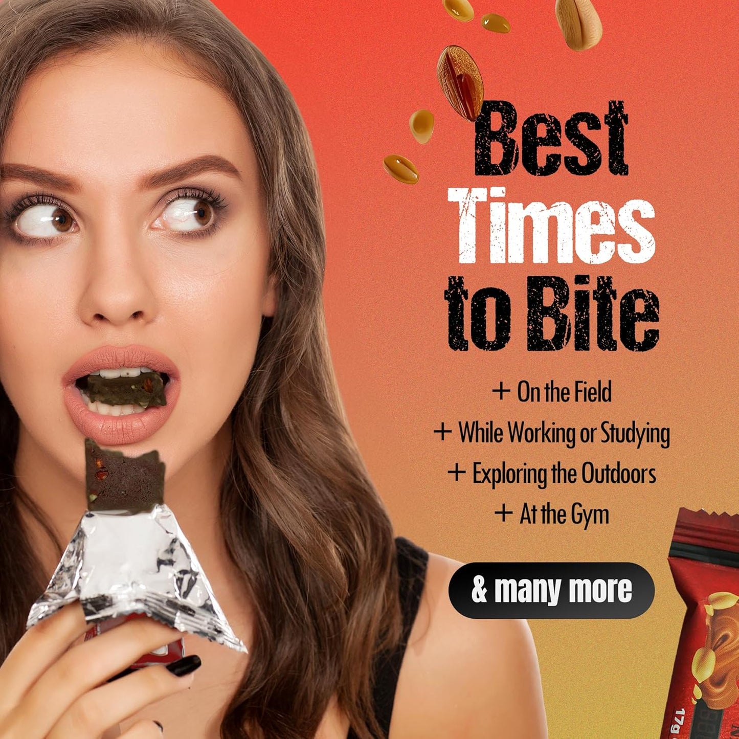 10 Count DYNABITE Premium Energy Bars in Chocolate - Low Carb, Plant-Based, Gluten-Free, Zero Sugar High Protein Snacks