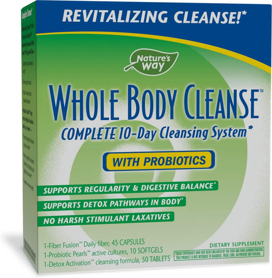 10-Day Detox Cleanse Kit with Probiotics by Nature's Way Enzymatic Therapy - Whole Body Cleanse System
