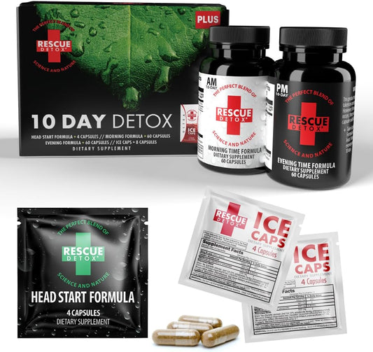 10-Day Rescue Detox +Plus Kit: Eliminate Toxins for Good