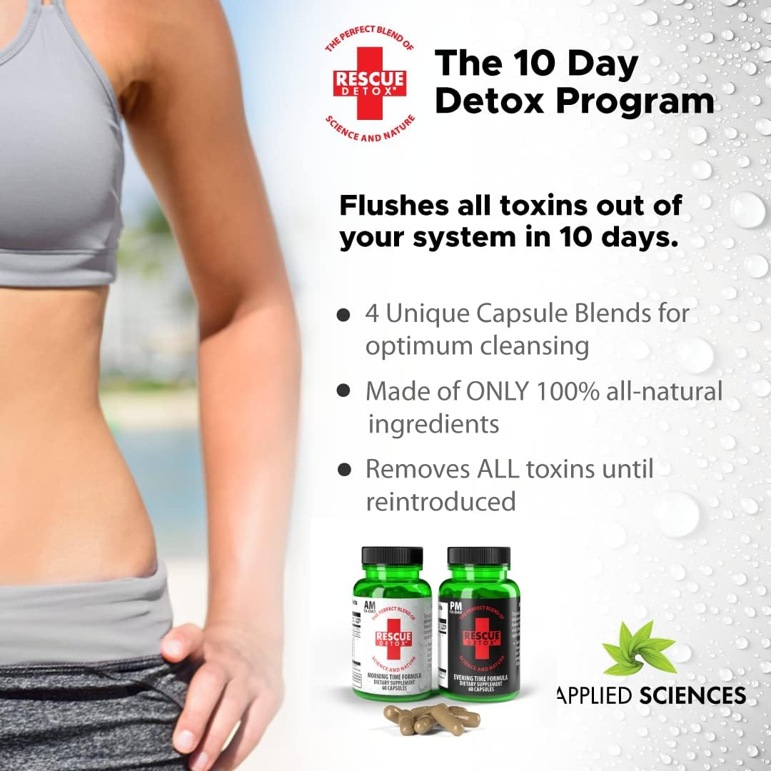 10-Day Rescue Detox +Plus Kit: Eliminate Toxins for Good
