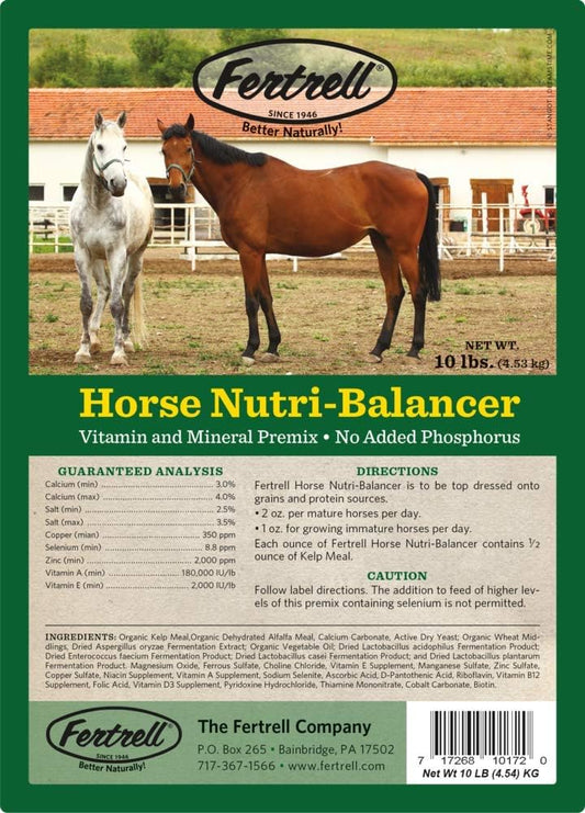 10 lb Fertrell Horse Nutribalancer: Complete Equine Nutrition Supplement