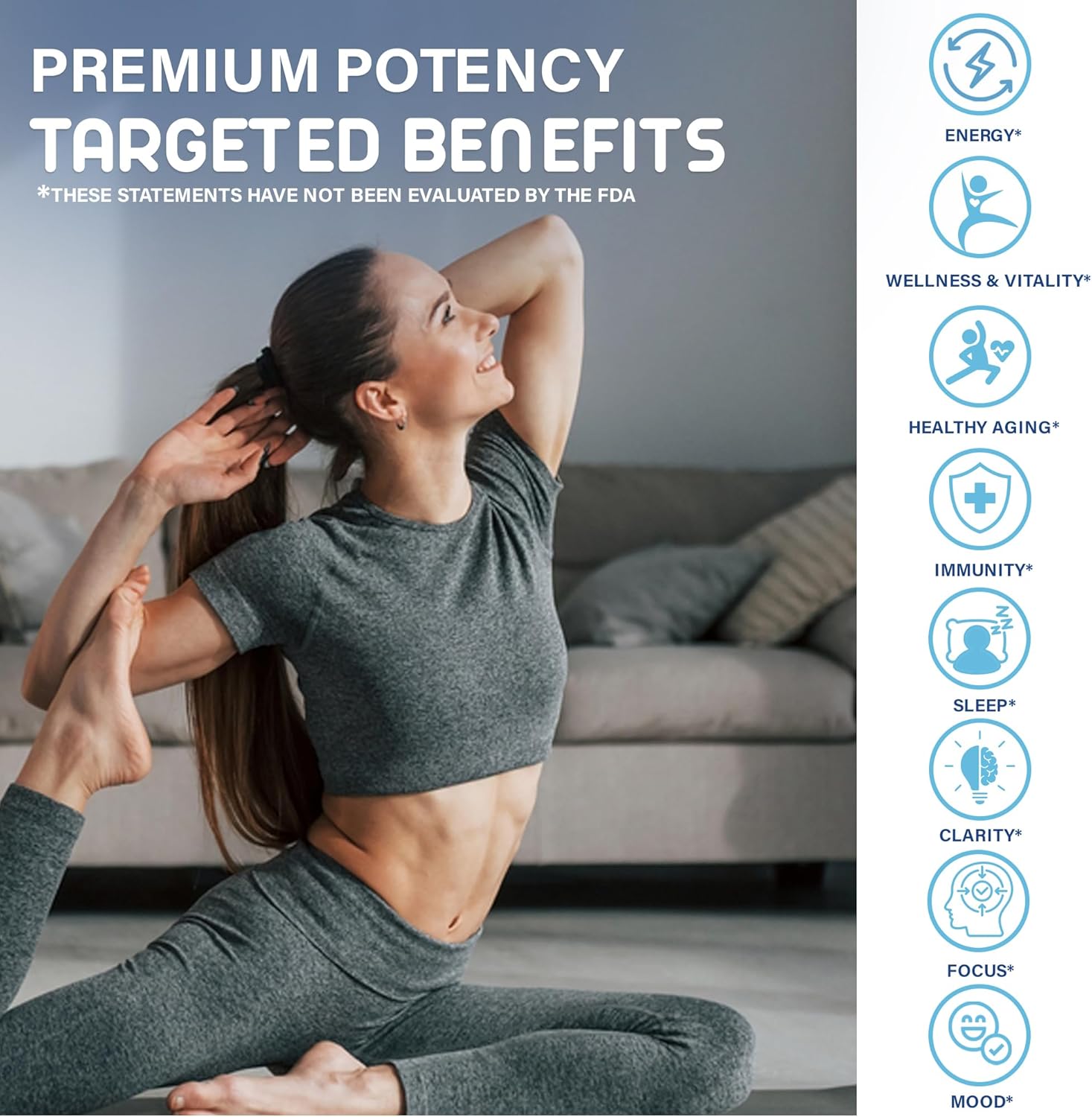 10 Mushroom Complex for Immune Support & Nootropic Brain Health - Lions Mane, Reishi, Cordyceps - Natural Energy & Stress Relief - Gluten Free, Non-GMO - 90 Veggie Capsules