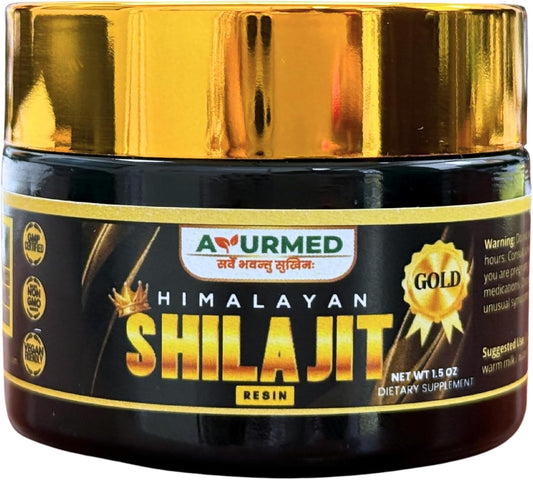 100% Authentic Pure Himalayan Shilajit Resin for Energy Boost & Wellness - Natural Stamina & Vitality Promoter (1.5 oz)