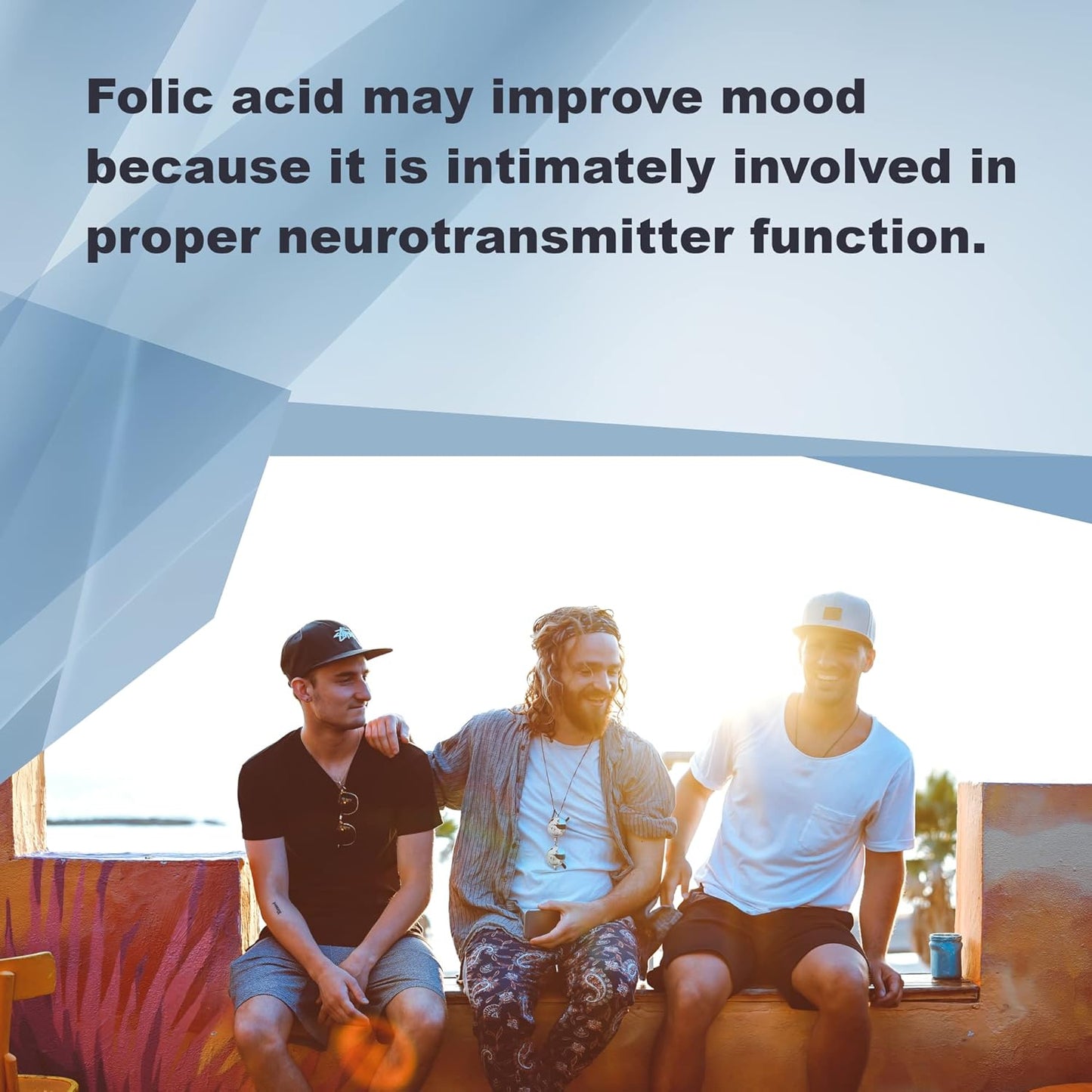 100 Capsules of LifeLink Folic Acid 5mg for Prenatal Health | Gluten Free & Non-GMO | Made in USA