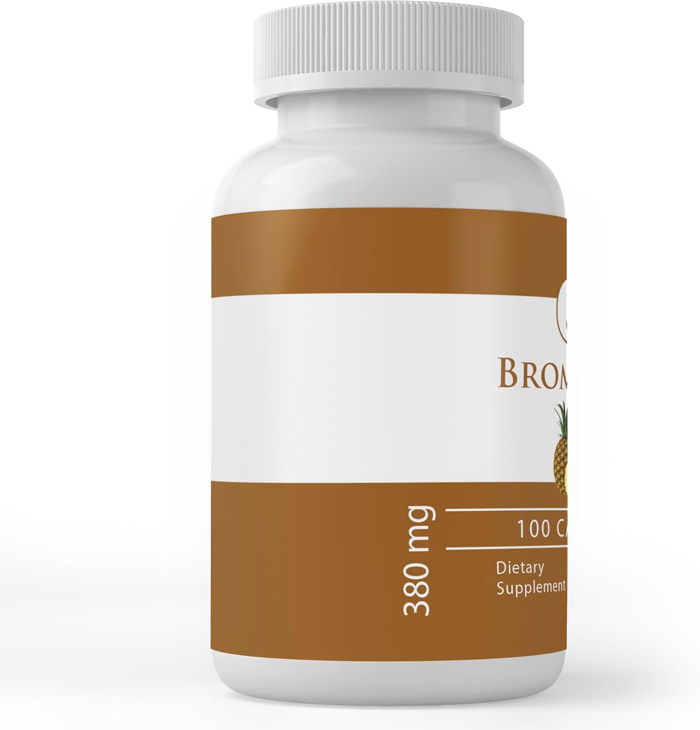 100 Capsules of Pure Bromelain with Original Ingredients, Lab Verified - No Fillers or Additives