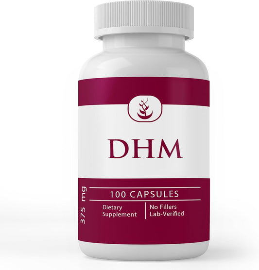100 Capsules of Pure DHM (Dihydromyricetin) with Lab Verification - No Additives or Fillers - Always Original Ingredients