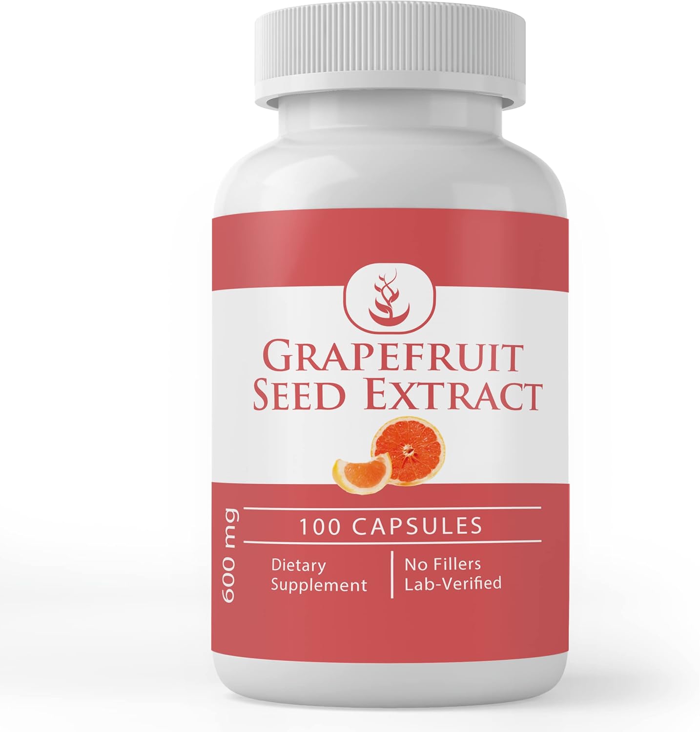 100 Capsules of Pure Grapefruit Seed Extract - Original Ingredients, Lab Verified, No Additives or Fillers