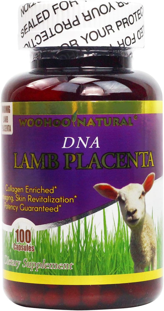 100 Capsules of Woohoo Natural Lamb Placenta DNA Supplement
