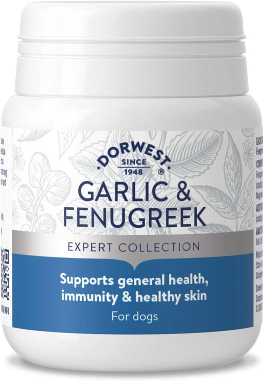 100 Count Garlic and Fenugreek Tablets for Dogs and Cats by DORWEST HERBS