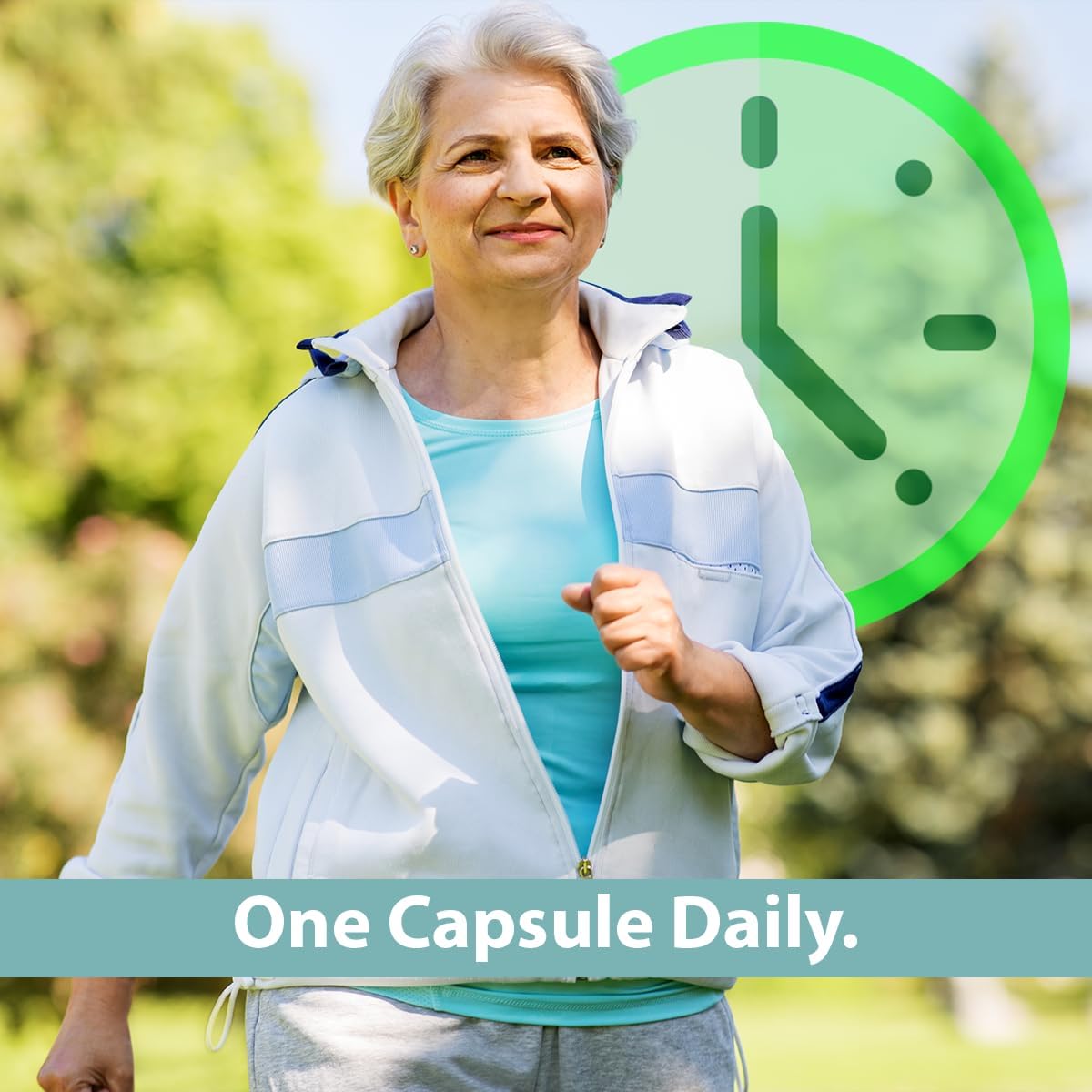 100 Count GeriCare Acidophilus with Pectin Probiotic Capsules for Intestinal Flora, Digestive Health, Immune Support, and Bone Strength