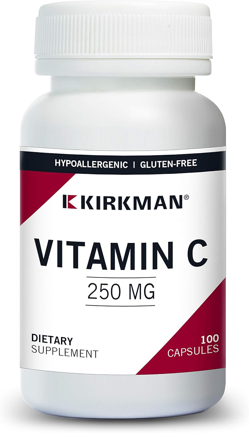 100-Count Kirkman Vitamin C 250 mg Supplement for Immune Support