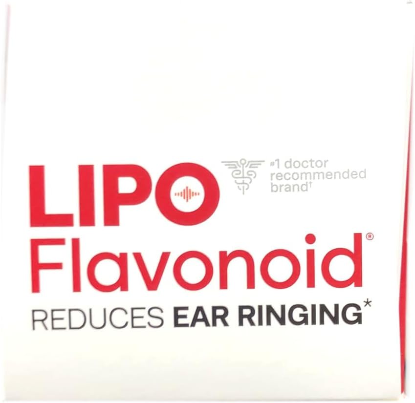 100 Count Lipo-Flavonoid Caplets Dietary Supplement for Ringing Ears