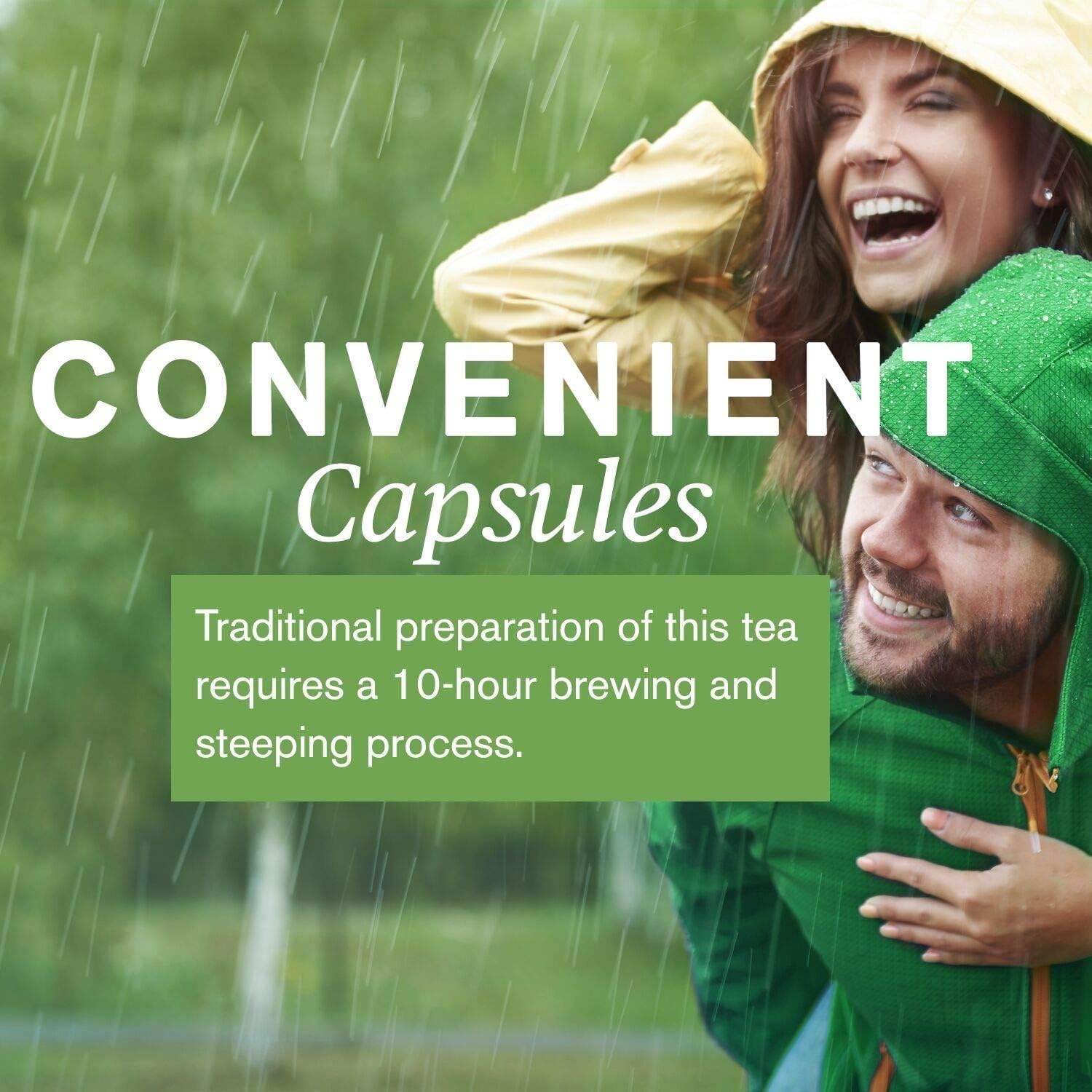 100 Count NATURE'S SUNSHINE E-Tea Capsules for Natural Health Boost