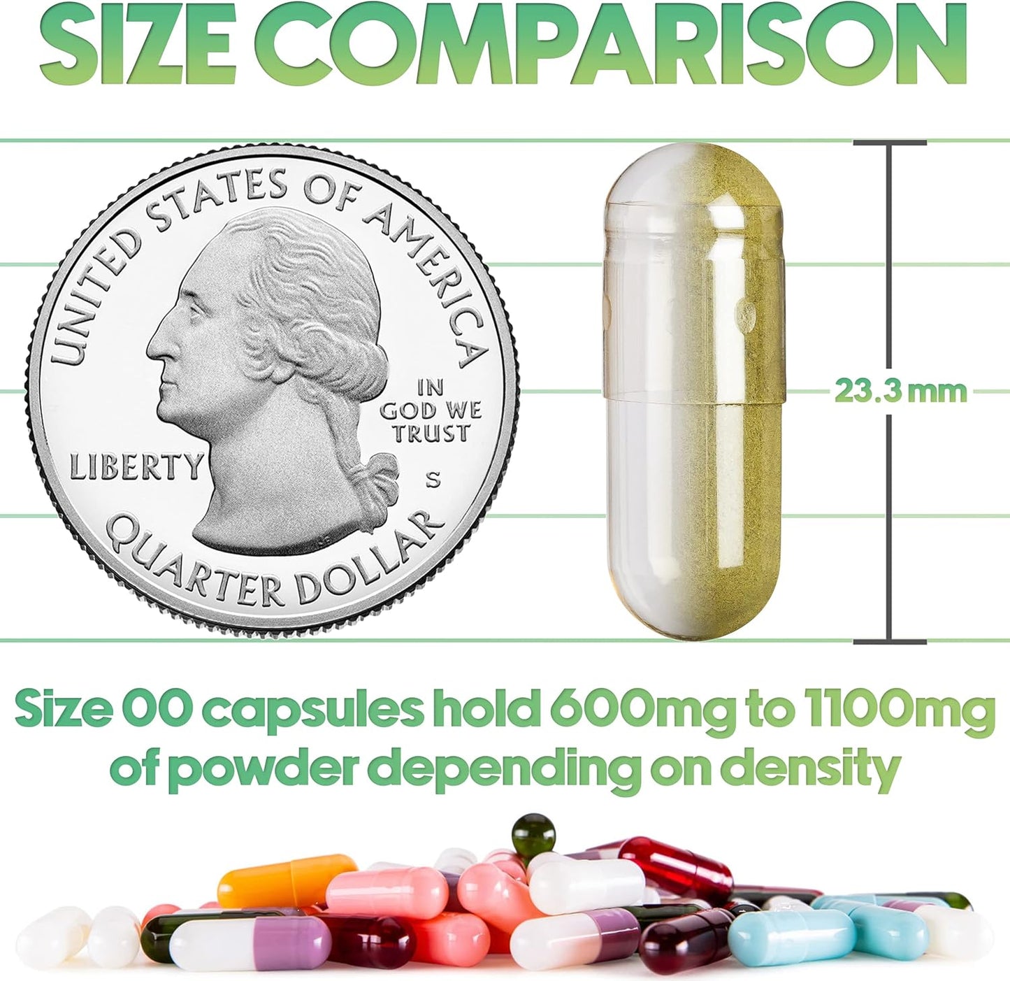 100 Count XPRS Nutra Size 00 White Vegan Vegetarian Empty Pill Capsules for DIY Vegetable Filling