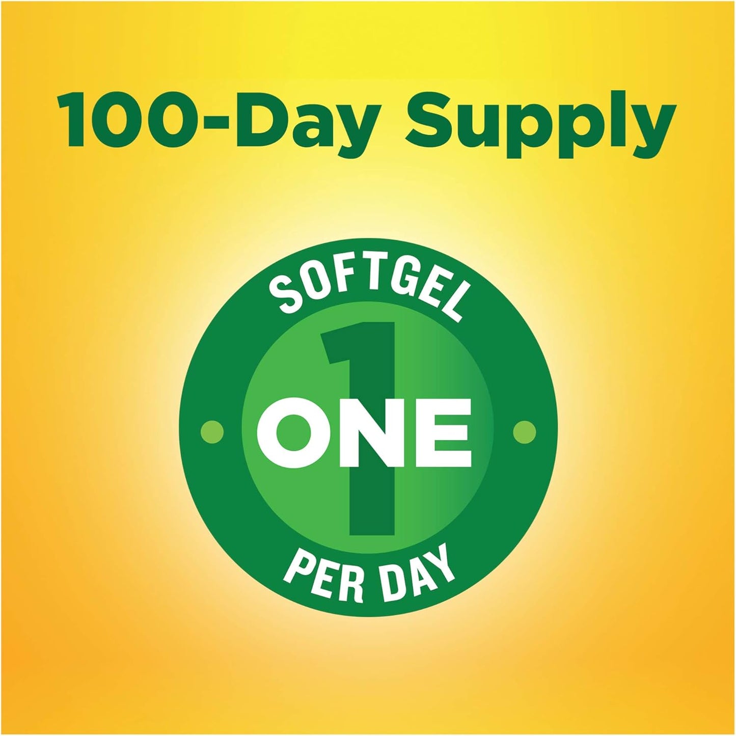 100 Day Supply of Nature Made CoQ10 200 mg Softgels for Heart Health and Energy Production