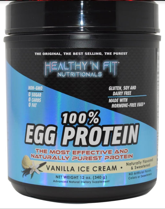 100% Egg Protein Powder by Healthy 'N Fit - High Quality Protein Supplement for Muscle Growth and Recovery