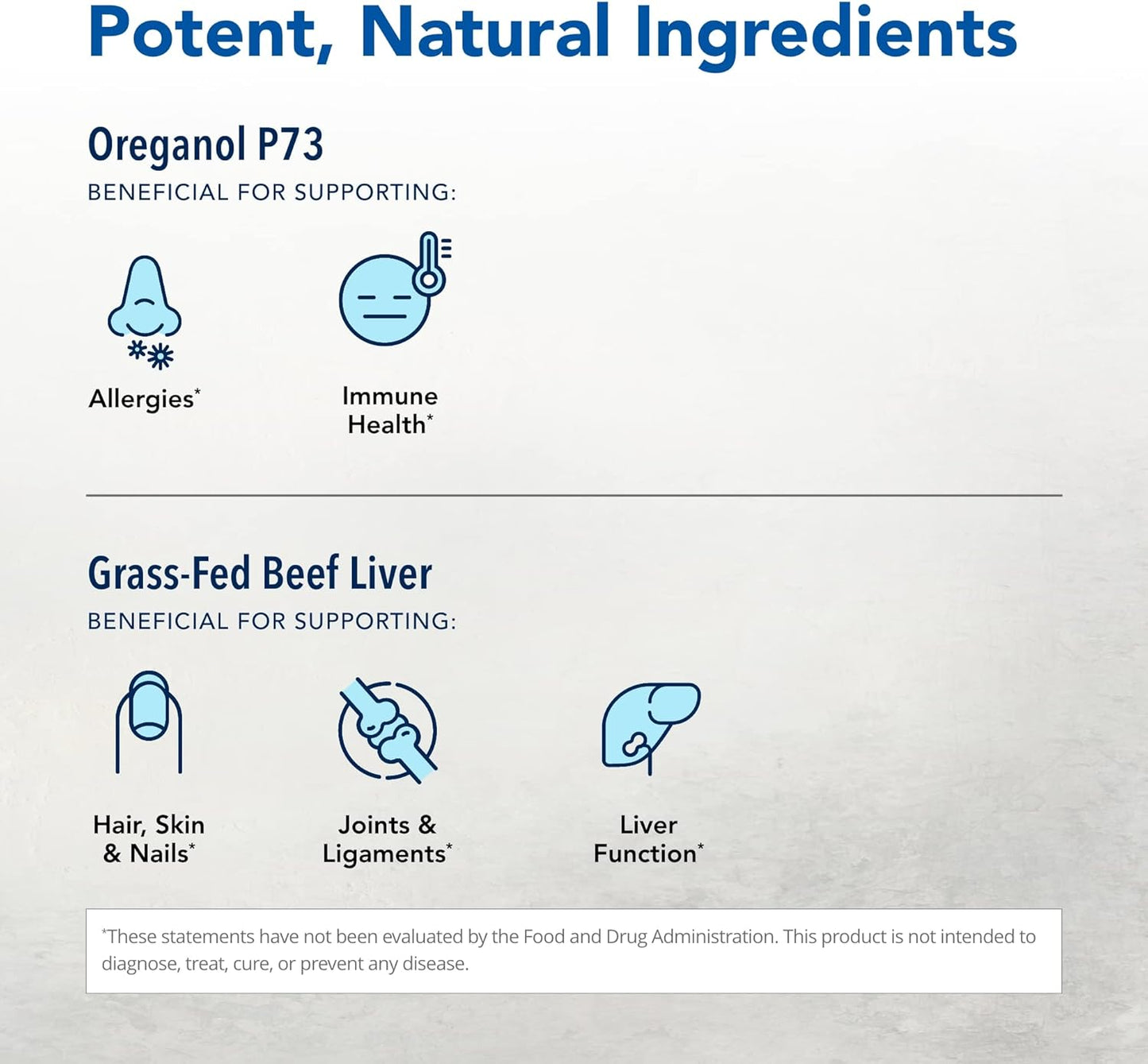 100% Grass-Fed New Zealand Beef Liver Capsules with Vitamin A, B12 & Iron - 150 Capsules