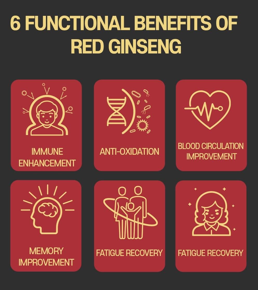 100% Korean Red Ginseng Extract Gold 240g - Boost Immunity, Mental Performance, Stamina & Energy - 6 Year Roots (13mg/g)