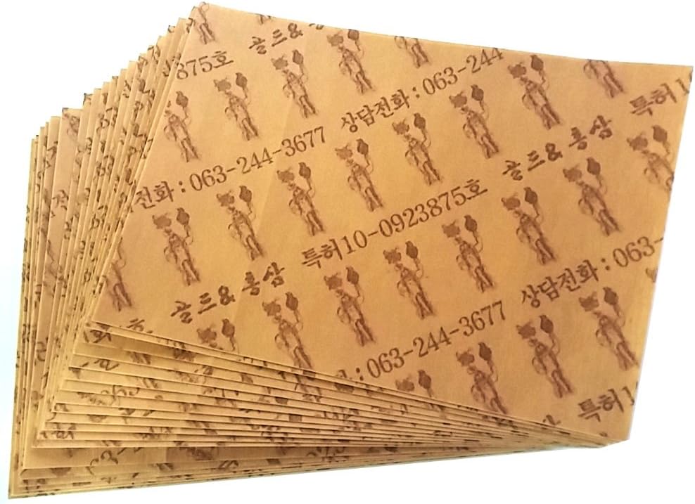 100 Korean Red Ginseng Patch Powerstrips for Natural Energy Boost and Wellness Support