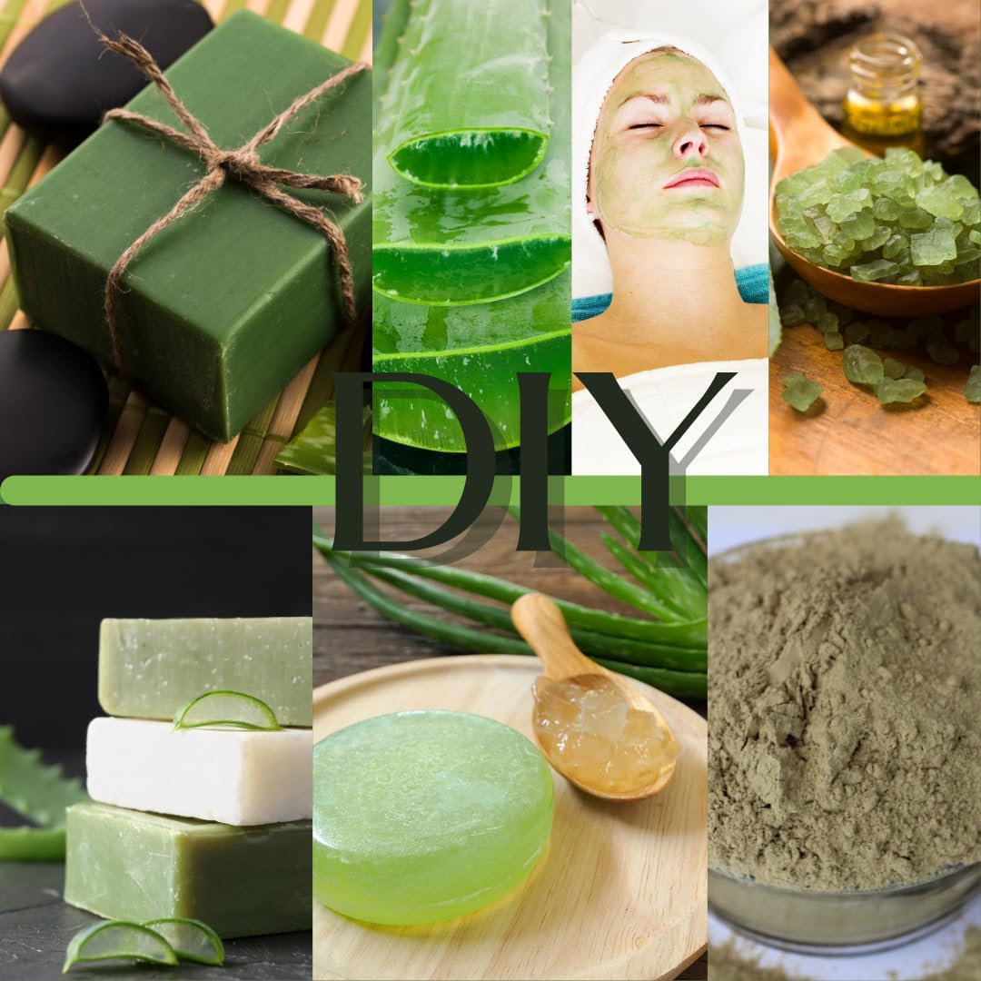 100% Natural Aloe Vera Leaf Powder - Pure Aloe Barbadensis - 1 LB / 454 Grams Powder