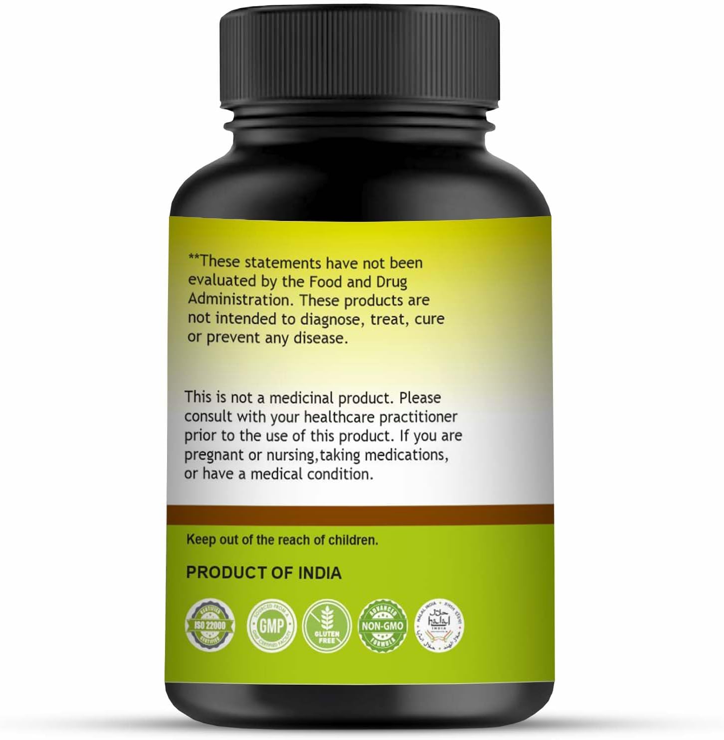 100% Natural Ashwagandha Tablets - 90 Tablets, 1000 mg | Vegan | Made in India | 45 Days Supply