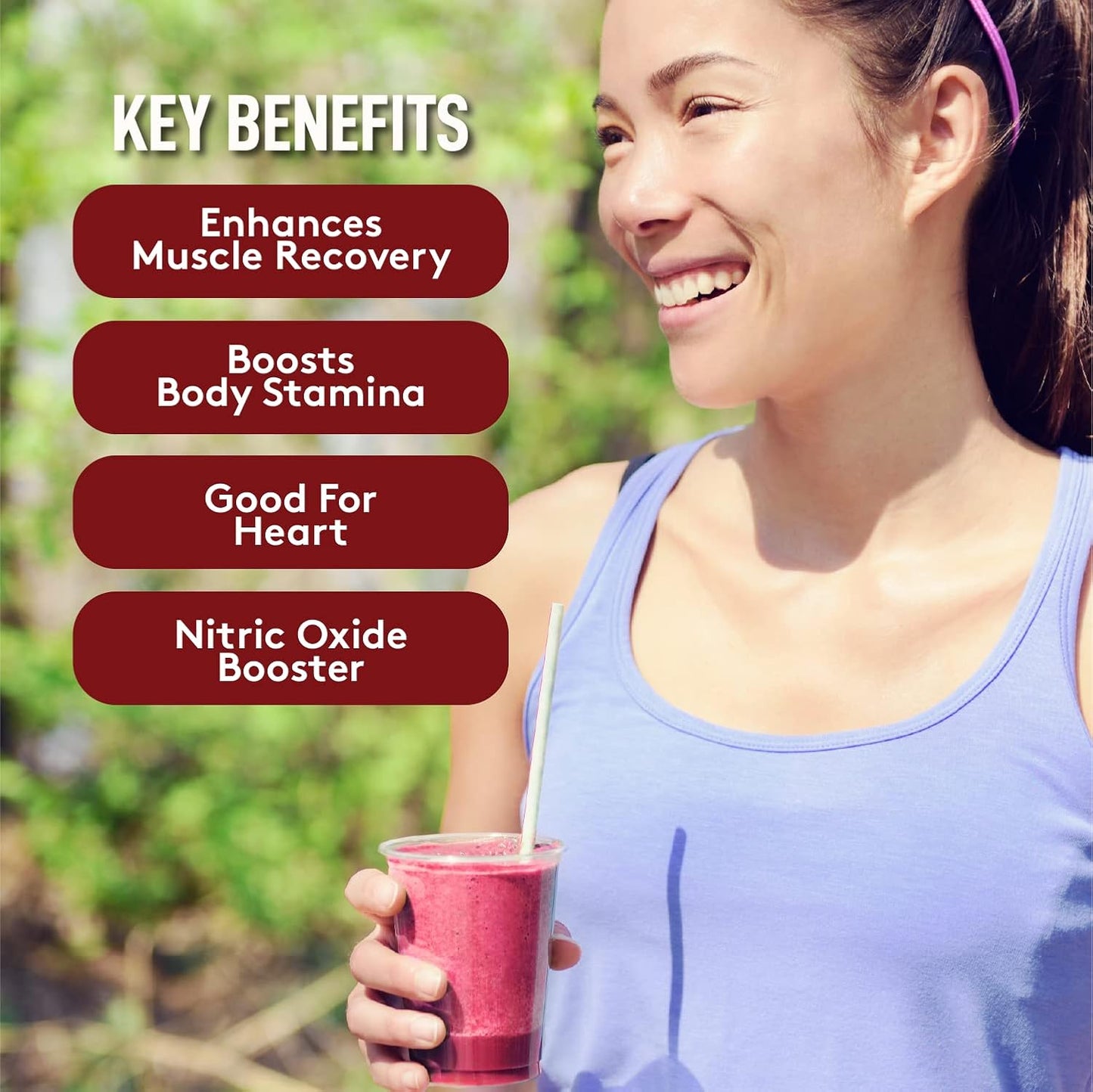 100% Natural Beet Root Powder - 16oz, Nitric Oxide Booster, Superfood Supplement for Heart Health, Beet Juice Powder - 112 Servings