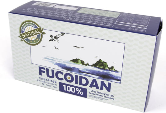 100% Natural Brown Seaweed Extract Fucoidan Powder - USFDA Approved - 50g