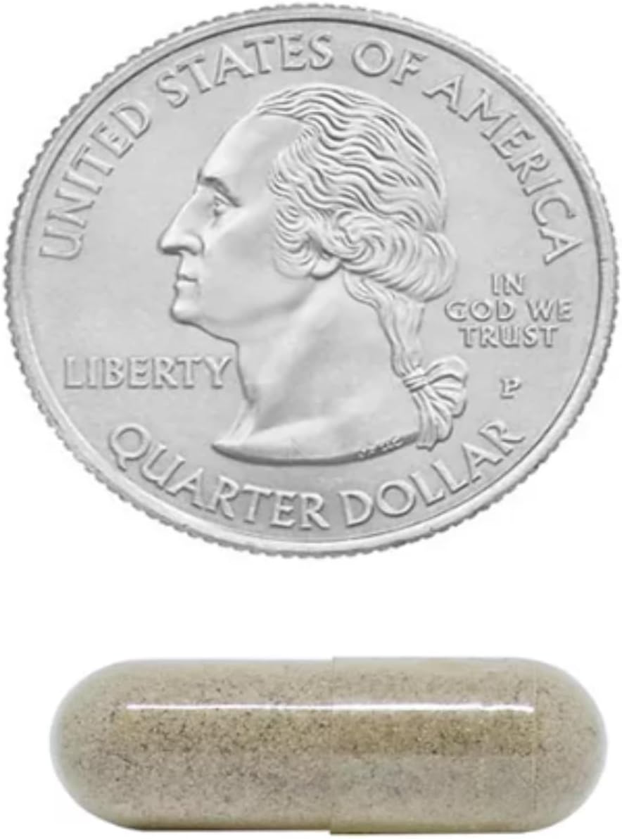 100% Natural Psyllium Husk Fiber Capsules for Digestive Health - 400 Count