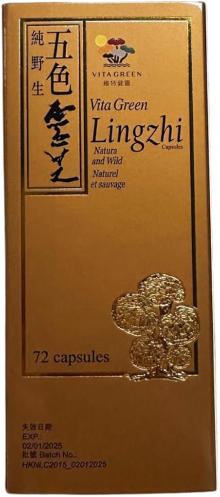 100% Natural Pure Antioxidant Reishi Mushroom Extract Capsules for Energy and Immune Support