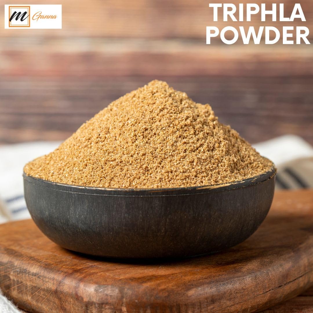 100% Natural Triphala Powder for Skin and Health Care - 227g (0.5lbs) by mGanna