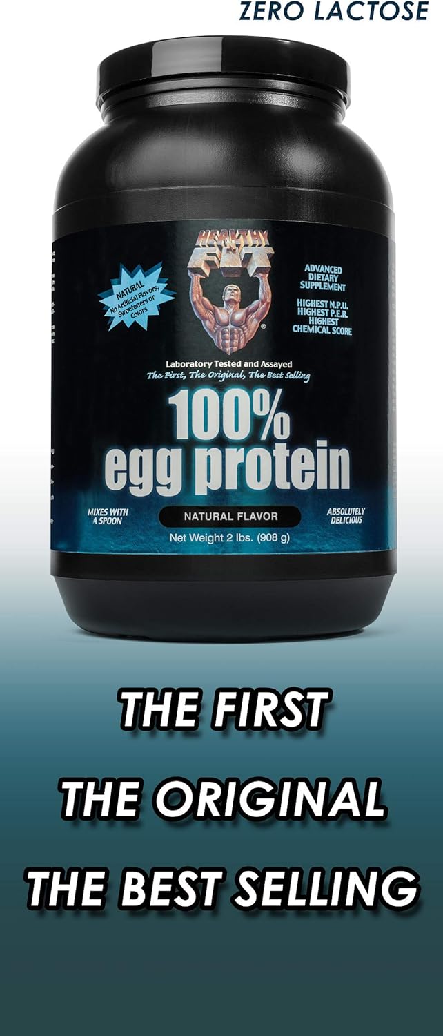 100% Natural Unflavored & Unsweetened Egg Protein Powder - 2lb Bag - Great for Baking and Mixing