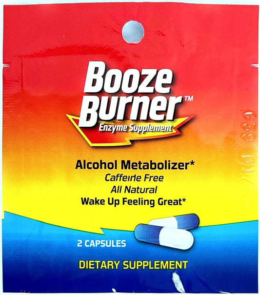 100-Pack Booze Burner Over-Indulgence Prevention Supplement for All-Night Fun & Smart Wake-Ups