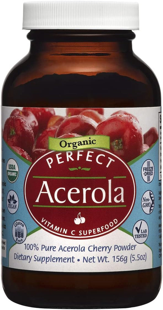 100% Pure Acerola Cherry Powder - 156g - All-Natural Vitamin C Superfood for Immune System Support