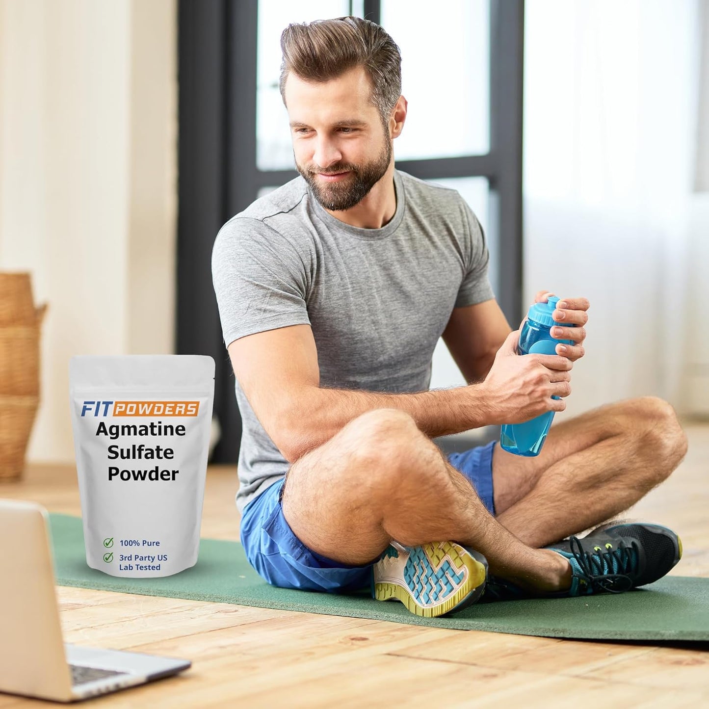 100% Pure Agmatine Sulfate Powder for Strength and Pump - Vegan and Gluten-Free - Multiple Sizes Available