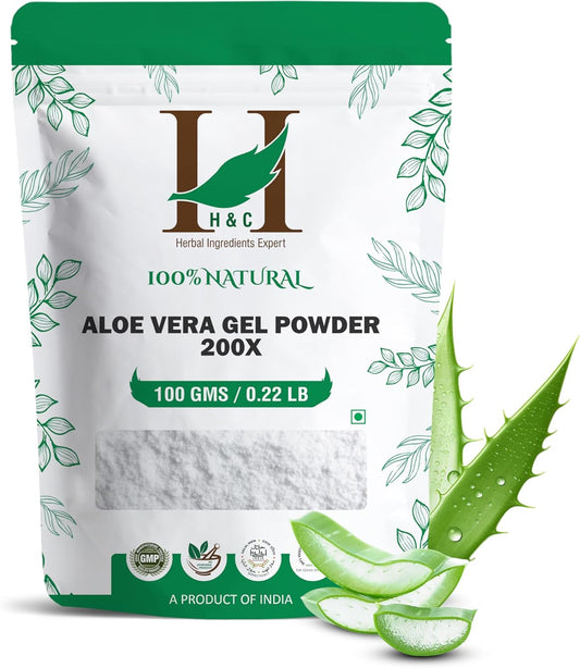 100% Pure Aloe Vera Gel Fertilizer Powder 200X 100g | Strong Rooting Stimulator | Plant Immunity Booster