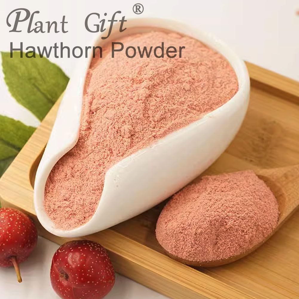 100% Pure Hawthorn Powder - Dried Berries Juice Extract - 100g Plant Gift - Natural Hawthorn Berry Powder