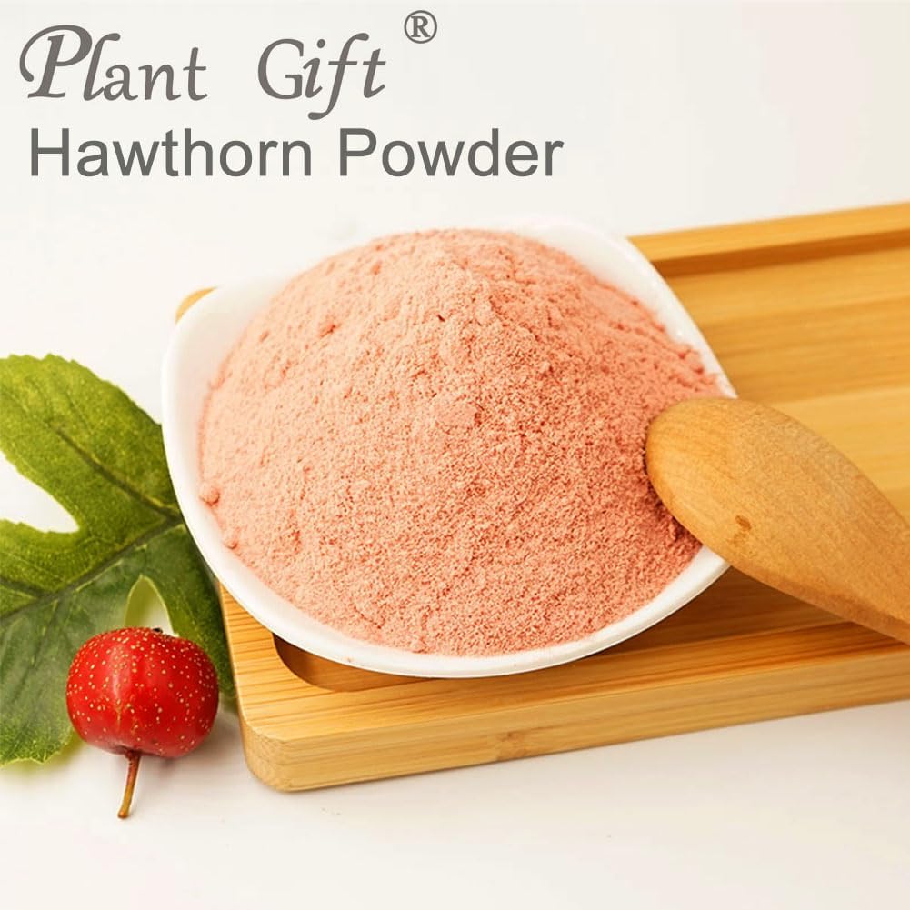 100% Pure Hawthorn Powder - Dried Berries Juice Extract - 100g Plant Gift - Natural Hawthorn Berry Powder