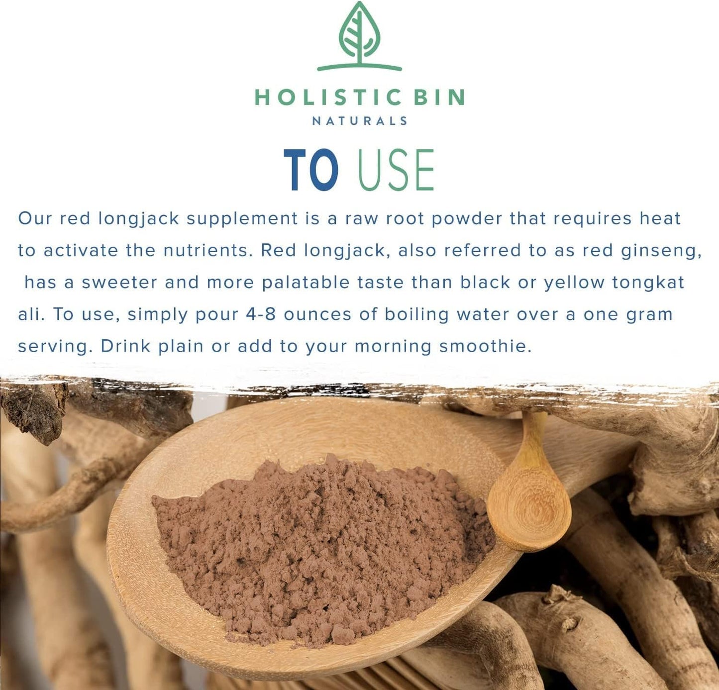 100% Pure Indonesian Red Tongkat Ali Powder - Organic Herbal Supplement for Energy, Stamina, and Vitality - Longjack Extract - No Fillers - 50g
