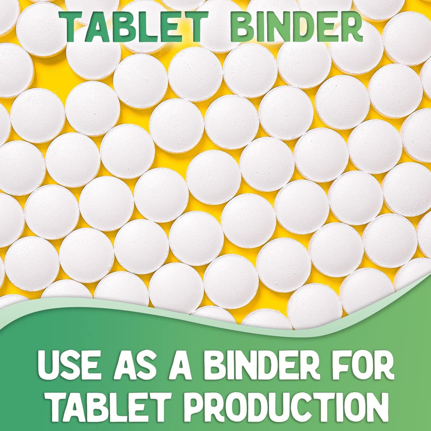 100% Pure Microcrystalline Cellulose Powder - Odorless Fiber Supplement for Pill Binding and Paste Making - 1.10 Pounds